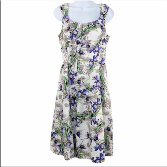 LONDON TIMES floral sleeveless dress 10 - Picture 1 of 7